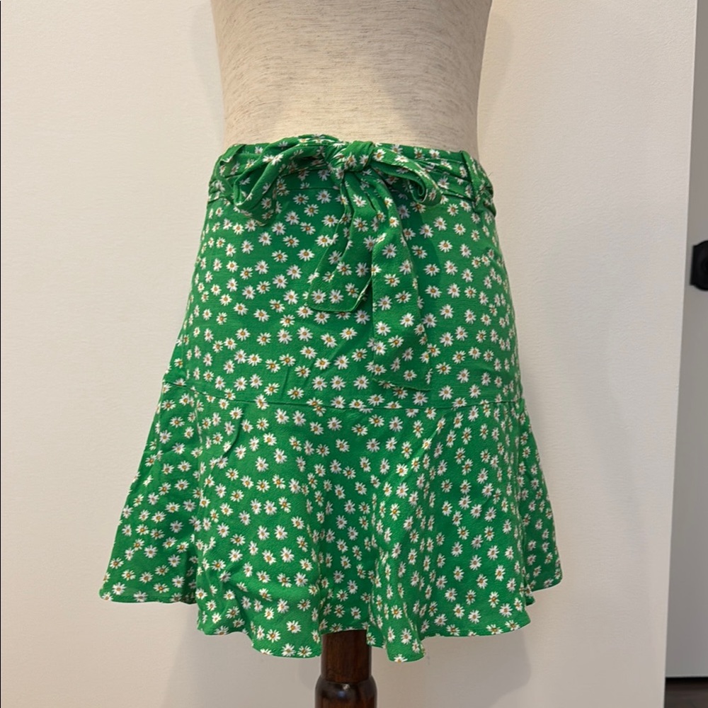 Green Floral Zara Skort